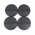 Set of 4 Gloss Black 63mm Dodge Wheel Center Caps - main image