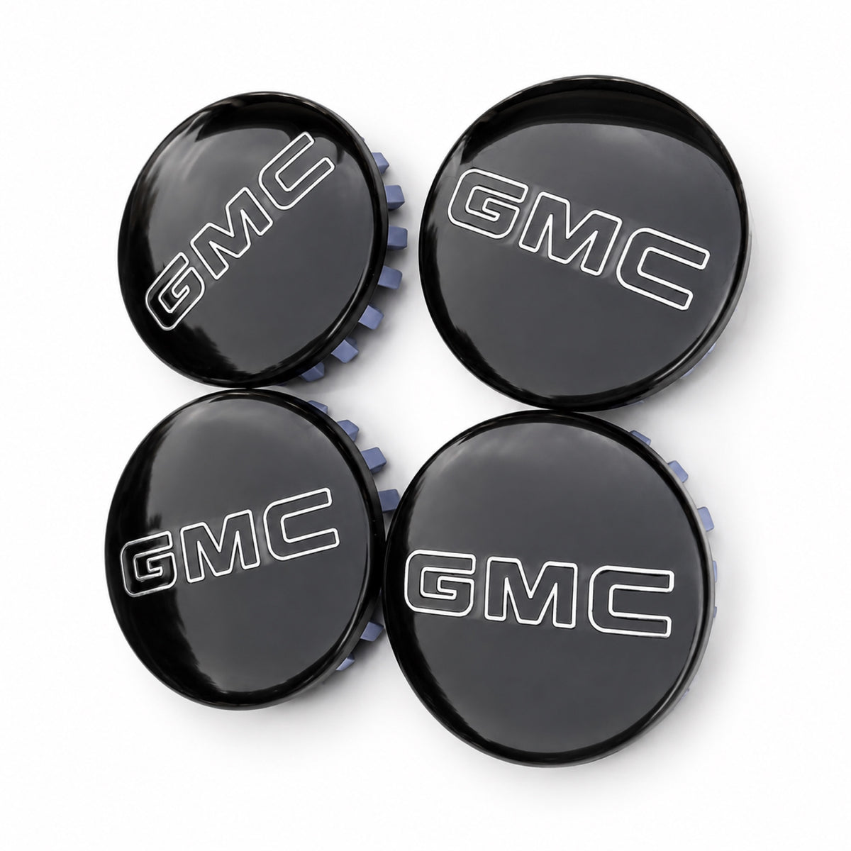 4 Center Caps For GMC Black Sierra Yukon XL Denali Hub Cap 83mm 3.25" 9595891