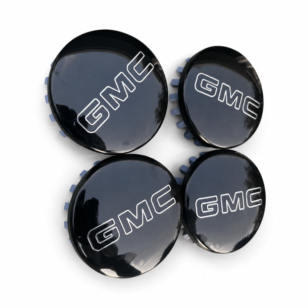 4 Center Caps For GMC Black Sierra Yukon XL Denali Hub Cap 83mm 3.25" 9595891