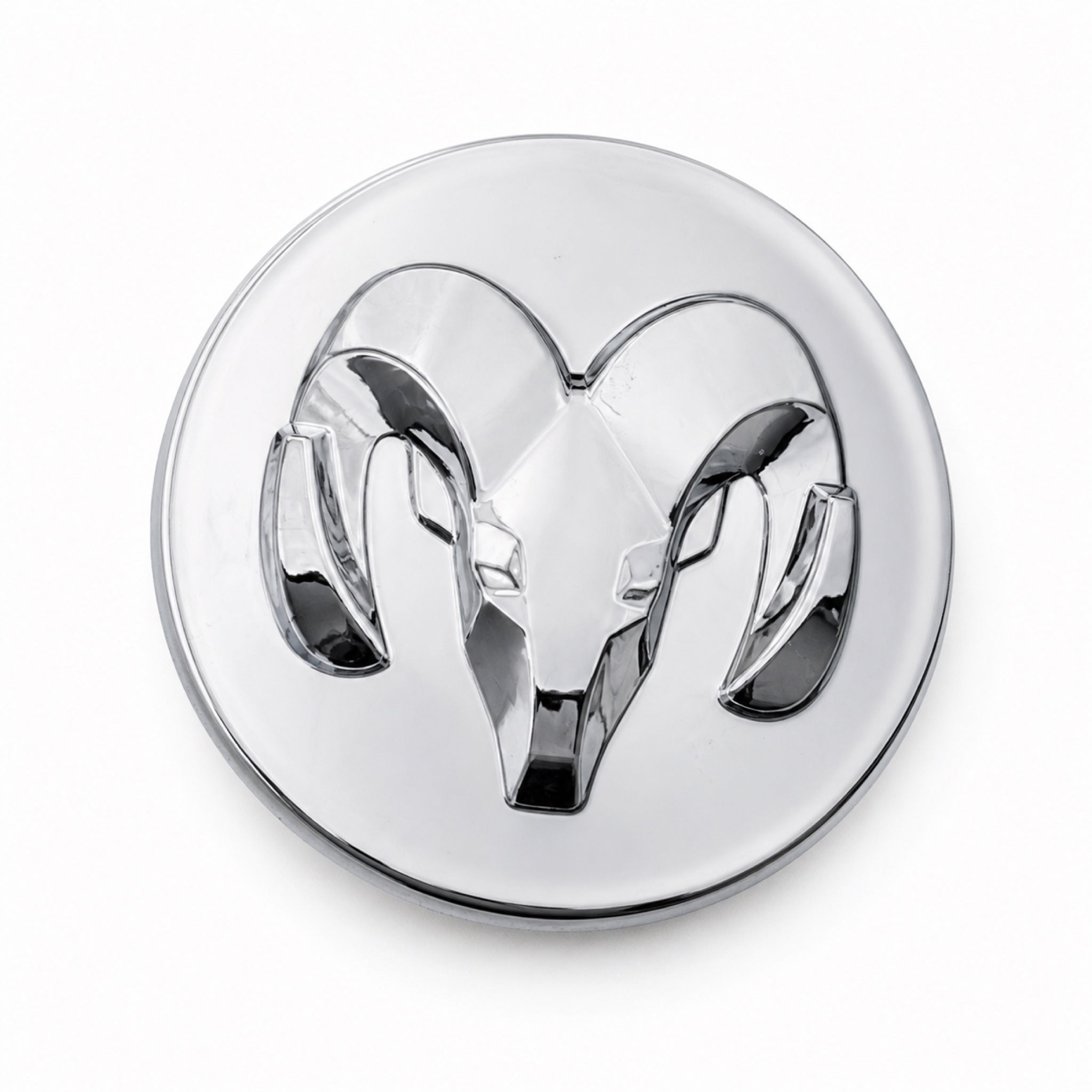 Set of 4 Silver 63mm Dodge Wheel Center Caps - image 6