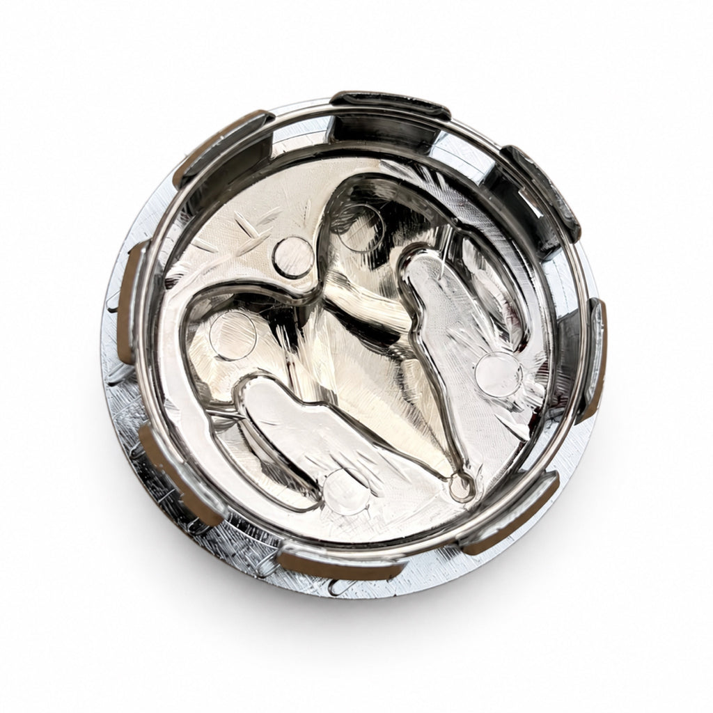 Set of 4 Silver 63mm Dodge Wheel Center Caps - image 7