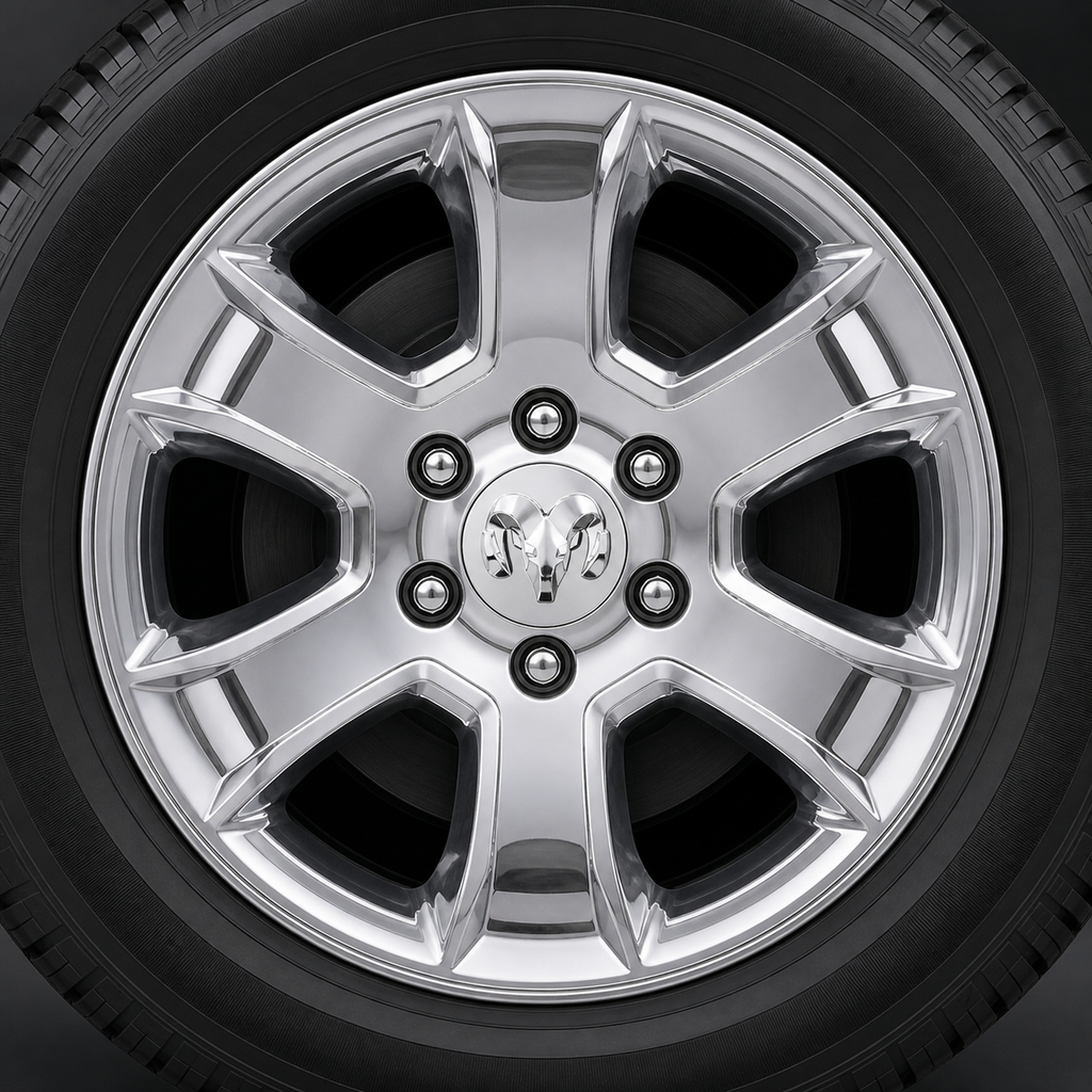 Set of 4 Silver 63mm Dodge Wheel Center Caps - image 8